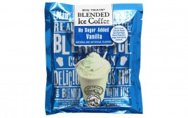 Big Train Blended Ice Coffee No Sugar Added Vanilla  Pack  80 grams